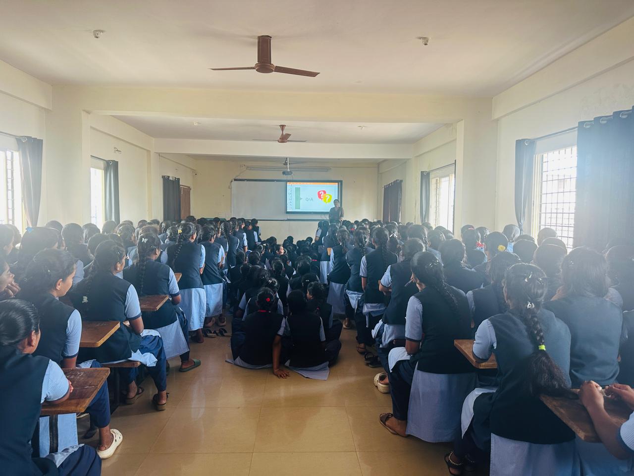 Life-skills session with teenagers